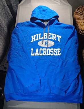 Fruit of the Loom Sofspun Hilbert Lacrosse Hoodie Blue Men's Big & Tall 3XL